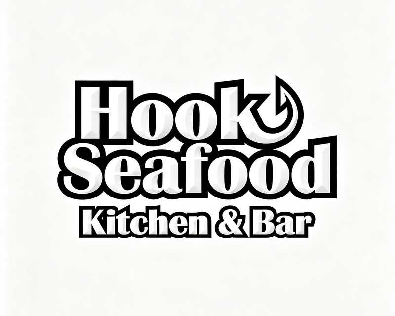 HOOKSEAFOODKITCHEN&BAR logo
